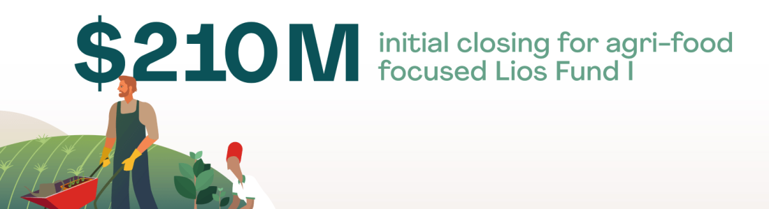 Power Sustainable announces initial $210 million closing  for agri-food focused Lios fund